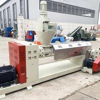 Granulateur de recyclage de déchets plastiques PP/PE/ABS/LDPE/HDPE/PC/EVA/PPR à vis simple, contrôlé par PLC et entraîné par moteur