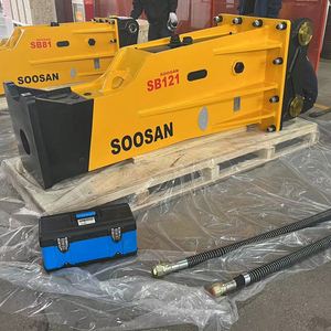 Martillo Silencioso Tipo Caja Soosan Sb121, PRODUCTO PRINCIPAL, SUMINISTRO DIRECTO DE FÁBRICA, UN AÑO DE GARANTÍA, CARACTERÍSTICAS ESTÁNDAR INCLUIDAS - Product Image 1