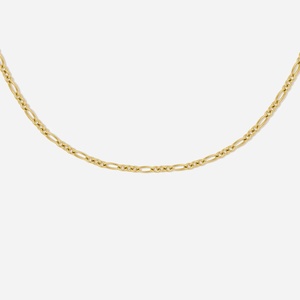 Collier chaîne Figaro, bracelet chaîne personnalisé, design gratuit, plaqué argent S925, collier 14k, collier personnalisé de luxe pour femmes - Product Image 1