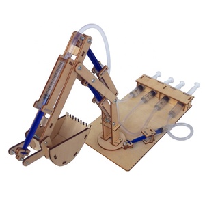 <span class=keywords><strong>Jouet</strong></span> éducatif en bois pour enfants, excavatrice hydraulique à monter soi-même - Product Image 1
