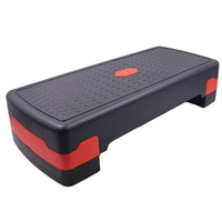 Ajustable ejercicio Fitness entrenamiento paso a paso superficie antideslizante aeróbico paso plataforma entrenador