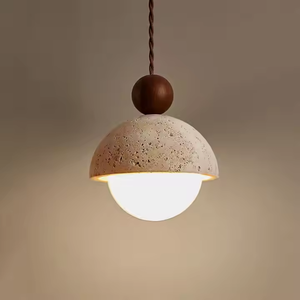Wabi Sabi Yellow Travertine <strong>Pendant</strong> Light Indoor Home Dining Table Bedside Drop <strong>Hanging</strong> <strong>Lamp</strong> For Kitchen Island Living Room