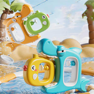 ปืนฉีดน้ำ MILI รุ่นใหม่ ลายฉลาม สำหรับแม่ลูก ความจุขนาดใหญ่ ปืนฉีดน้ำสำหรับเล่นกันระหว่างพ่อแม่ลูก เด็กชาย เด็กหญิง ของเล่นปืนฉีดน้ำสำหรับเล่นชายหาดและกลางแจ้ง - Product Image 3