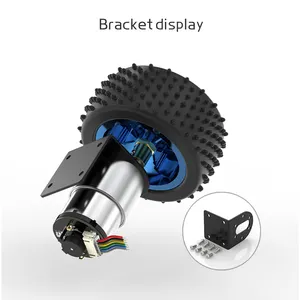 JGB37-520 Hall Encoder Brushed DC Motor 6V12V Forward And Reverse Adjustable Speed 6RPM-1590RPM Smart Car Kit With Wheels