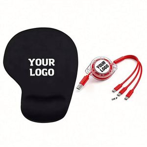 New Custom Logo Silicone Ergonomic Pad Wrist Mouse Palm Rest Office Business Gift Silicon Mousepads - Product Image 1