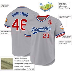 Camiseta de Béisbol Personalizada FOXA Desmoines con Nombre y Número Bordados, Cuello en V, Absorbe la Humedad, Uniforme Deportivo Unisex - Product Image 1
