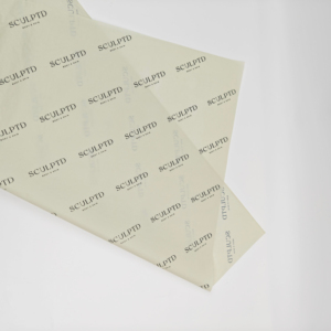 <span class=keywords><strong>Papier</strong></span> de soie <span class=keywords><strong>beige</strong></span> personnalisé avec logo INFFY, 17 g/m², 50 x 70 cm, faible MOQ, recyclable, non couché, pour emballage cadeau et vêtements - Product Image 4
