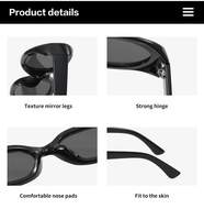 Lunettes de soleil ovales rétro CE UV400 unisexe, monture PC, verres Cat.3, multicolores, pour la conduite en extérieur, lunettes de soleil tendance