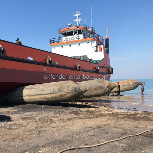 Inflatable Rubber Barge Tanker Ship Launching