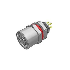 Conector roscado elétrico circular de alta precisão M16 Power 4 6 8 10 12 pinos de vendas quentes