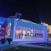Customized Modern LED Lighted Stainless Steel Water Curtain for Indoor Wedding Outdoor Garden Pond Pool Decoration