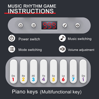 Nouveau jeu de société éducatif de rythme de poussée de vitesse Mini doigt de poche en appuyant sur la Machine de danse soulagement du Stress pour enfants jouet de musique