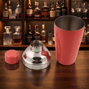Shaker à cocktails classique en acier inoxydable écologique de 750 ml, le plus vendu, avec revêtement en poudre, anti-fuite, mélangeur de boissons intégré - Product Image 4