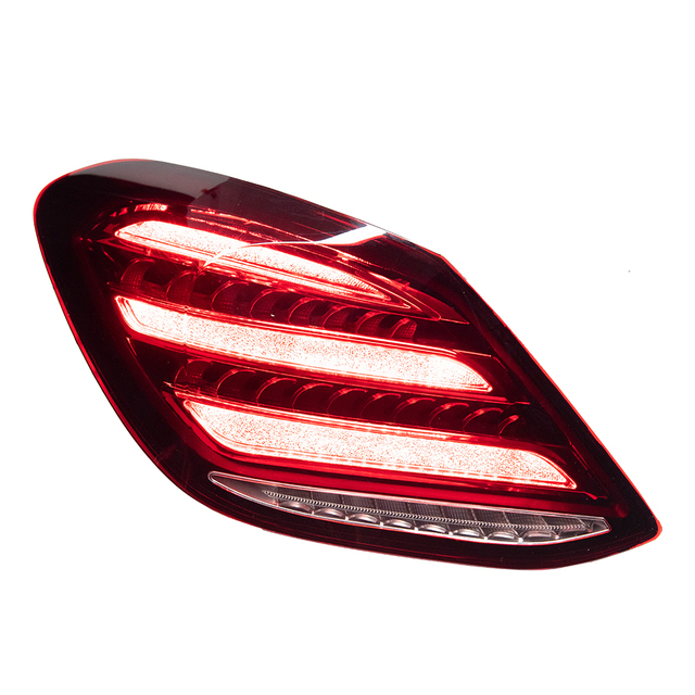 KGKB LED Tail Light Assembly Benz W205 C180 C200 C260 C300 C43 2015-2021 Sequential Turn Signal Plug and Play IP68 Waterproof