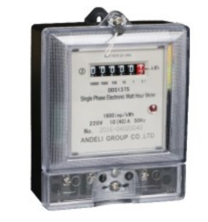Single-Phase 220V-230V Digital Electronic Energy Meter Wall-Mounted Kwh Meter
