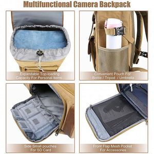 Muestra Gratis, Bolsa de Cámara de Doble Correa, Portátil, Impermeable, Resistente a Arañazos, de Diseño Atractivo y la Mejor Calidad, para Viajes - Product Image 3