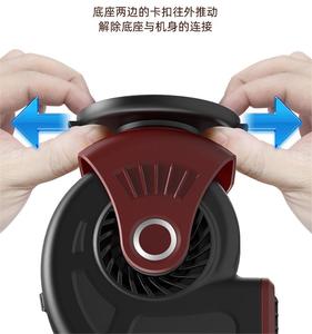Mini ventilateur de chauffage de <span class=keywords><strong>voiture</strong></span> polyvalent à chauffage rapide 12V/24V avec lame de 6 pouces Matériau ABS anti-moustique Désembuage et dégivrage - Product Image 3