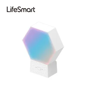 LifeSmart LED FUENTE DE Cololight cuántica de la noche de luz inteligente Hexagonal Led Paneles de luz de trabajo con HomeKit Google Alexa- 1 pc