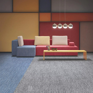 Thương mại thân thiện với môi 50*50cm không dệt vải văn phòng gạch Thảm trừu tượng trang trí gạch thảm cho văn phòng nhà thư viện - Product Image 4