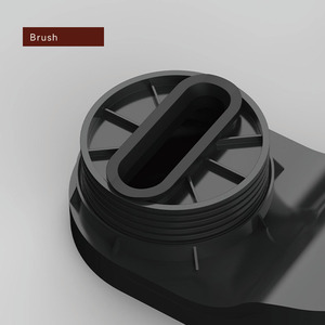 Drenaje lineal a medida <span class=keywords><strong>de</strong></span> diseño moderno, superficie cepillada, conexión roscada, rectangular extremadamente estrecho para baño - Product Image 2