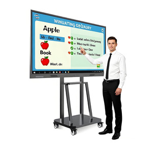 Precio al por Mayor, Pantalla Plana Interactiva LCD Ancenview de 65/75/86 Pulgadas, 4K UHD, Pantalla Táctil de 20/40 Puntos, para Salas de Reuniones, Educación, Inteligente - Product Image 1