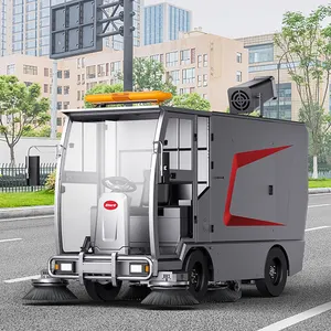 ST20 Driving Floor Sweeper Auto Industrielle Straßen reinigungs maschine Fahrt auf Straßen kehrmaschine