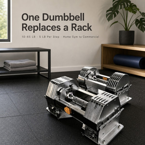<span class=keywords><strong>Haltères</strong></span> réglables tout métal 26KG-40kg (90lb) résistants aux chutes, réglage du poids en une seconde à une seule main pour l'entraînement à domicile - Product Image 4