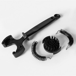 Brosse de nettoyage pour machine à café, brosse ronde à long manche pour le nettoyage de la tête de brassage, outil de cuisine - Product Image 2