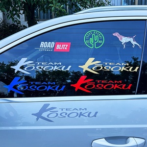 Uso esterno resistente UV Business azienda Logo auto adesivi per finestrino impermeabile in vinile personalizzato decalcomanie per la pubblicità - Product Image 4