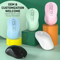 M273 Mouse Komputer Ergonomis yang Ditingkatkan 2.4GHz Nirkabel Optik Pelacak Senyap Ambidextrous 1 Baterai AA 55g OEM ODM
