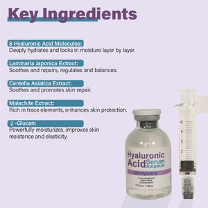 निजी लेबल Hyaluronic एसिड चेहरे का सीरम एम्पाउल सख्त करना त्वचा देखभाल के लिए सीरम - Product Image 4