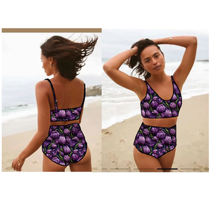 水着 キッズ 女の子 工場カスタム 幼児 女の子 ノースリーブ ツーピース水着 漫画柄 - Product Image 2