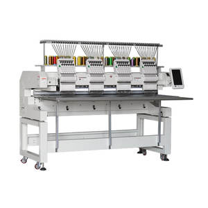 4 cabezas de bordado-Máquinas-en-China negocios en el hogar bordado rollo calendario máquina de prensa de calor círculos para coser T <span class=keywords><strong>Shert</strong></span> - Product Image 2