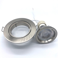 Reemplazable Focos 12v ce rohs gu10 mr16 ajustable fundido empotrada cob led downlight spotlight