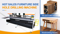Superstar pour le perçage du bois, machine de perçage latéral automatique horizontale CNC, machine CNC pour le travail du bois