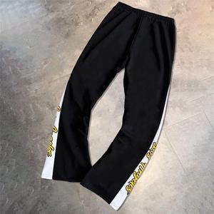 Manfinity กางเกงวิ่งเอวยางยืดมีเชือกผูกสำหรับผู้ชาย, กางเกงลำลองแนวสปอร์ตพร้อมพิมพ์ลายตัวอักษร - Product Image 2