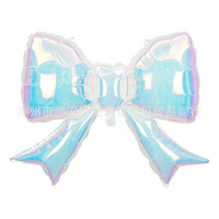 Ballons lumineux irisés 4D, chiffres en forme de goutte d'eau, nœuds, étoiles, cœurs - ballons colorés pour la décoration de fête