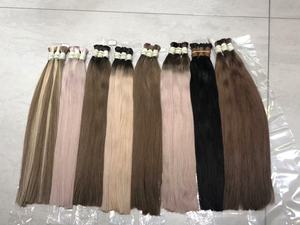 Estensioni di Capelli Umani Remy 100% per Intrecciare, Prezzo di Fabbrica all'Ingrosso, Colori Personalizzati, Setosi e Lisci - Product Image 3