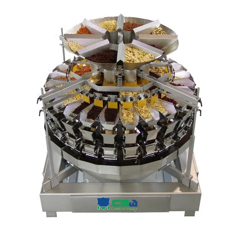 24 heads mixing multihead Weigher automatic weighing packing machine condiment seeds tea filling machine