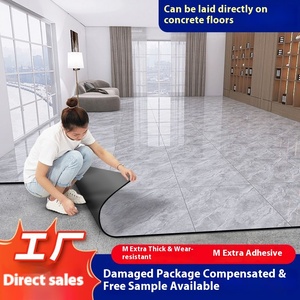 Autocollants de sol en PVC épais imperméables et résistants à l'usure Carreaux en cuir auto-adhésifs Motif de terrazzo en pierre d'imitation pour la <span class=keywords><strong>location</strong></span> - Product Image 2