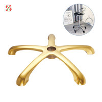 Base de chaise de barbier de luxe Shenghui en aluminium multicolore 5 étoiles, pièces pivotantes en gros d'usine