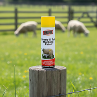 Marqueur d'identification animale non toxique longue durée, peinture en spray pour marquage de queue, couleurs vives, prix usine, marque privée