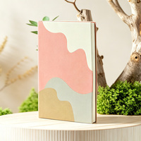 Carnet à couverture rigide en PU A4/A5, motif gaufré, logo personnalisé, agenda d'entreprise pour événements d'entreprise