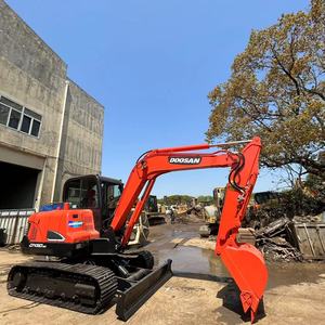 Prix de gros, mini-excavatrice Doosan Dx60 d'occasion, 6 tonnes, chenilles, avec moteur, pompe - Product Image 6