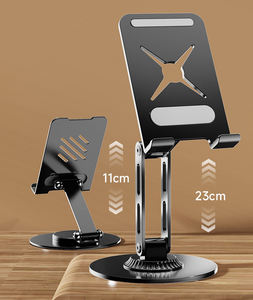 Xinrunjin 360° Rotating Gooseneck <b>Phone</b> Holder Full Metal Aluminum Alloy <b>Desk</b> Mount Stand with Clip Custom Giveaway Gifts - Product Image 3