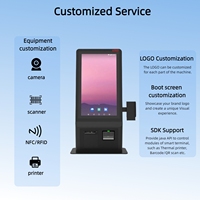 Kiosco Profesional de Autoservicio para Alimentos de 21.5 Pulgadas con Pantalla Táctil, Escáner NFC, WiFi, SDK para Android/Windows y Capacidad de Pago