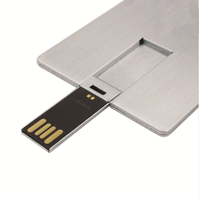 Memoria USB con Forma de Tarjeta, Personalizable con Logotipo, Pendrive, Memoria USB 2.0