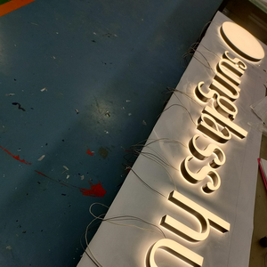 Lettere in Acrilico Illuminate Frontalmente e Posteriormente, Insegna LED 3D a Doppia Faccia, Lettere in Acrilico LED IP67 per Negozi e Hotel - Product Image 3