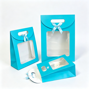 Bolsas de Regalo Personalizables para Dulces y Galletas, Bolsas de Papel Kraft Aptas para Bodas y Fiestas - Product Image 1