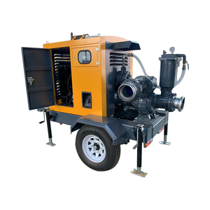 6 אינץ משאבת מים גנרטור מנוע דיזל לניקוז עירוני נייד - Product Image 2